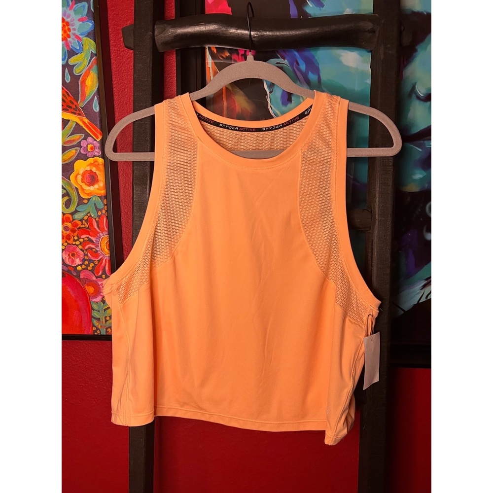 Spyder active crop top XL color Melon